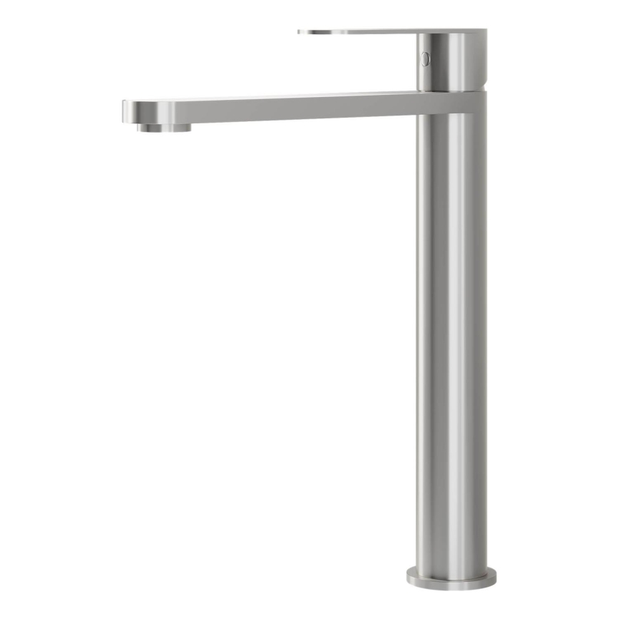 BATH DELUXE 28-027-02-71-02 - Rubinetto del lavandino TARNBY 27,3 cm pettinato acciaio inossidabile