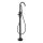 BATH DELUXE 28-114-01-02-00 - Indipendente set da bagno con rubinetto DRAGOR 116 cm opaco nero