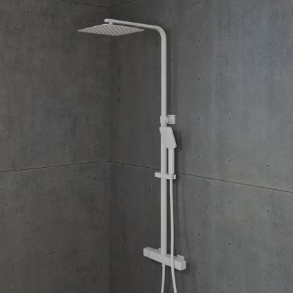 BATH DELUXE 31-120-06-01-00 - Set doccia con rubinetto termostatico NAESBY bianco opaco