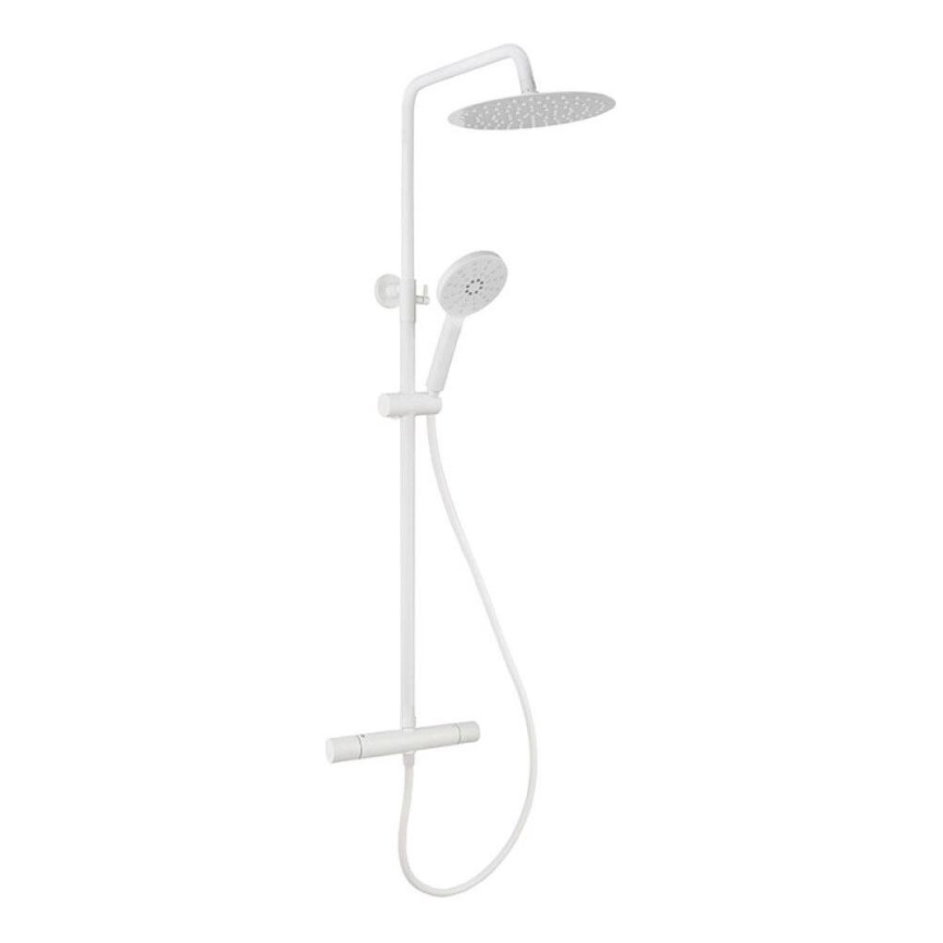 BATH DELUXE 31-120-07-01-00 - Set doccia con rubinetto termostatico DRAGOR bianco opaco