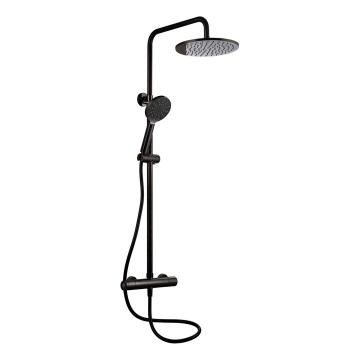BATH DELUXE 31-120-07-02-00 - Set doccia con rubinetto termostatico DRAGOR opaco nero