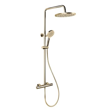 BATH DELUXE 31-120-08-64-00 - Set doccia con rubinetto termostatico DRAGOR ottone lucente