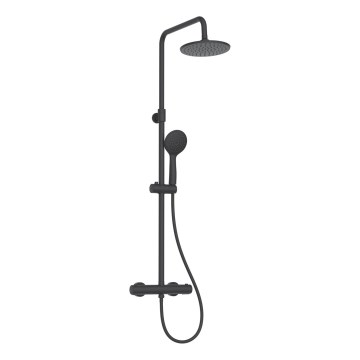 BATH DELUXE 31-130-41-02-02 - Set doccia con rubinetto HOUSTON opaco nero