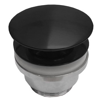 BATH DELUXE 33-004-05-02-04 - Scarico del lavandino RODBY diametro 6,6 cm nero