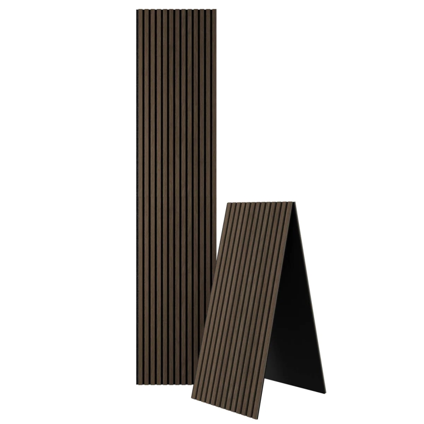 BATH DELUXE 54-240-11-84-12 - Pannello acustico decorativo VASALUND 240x52 cm noce