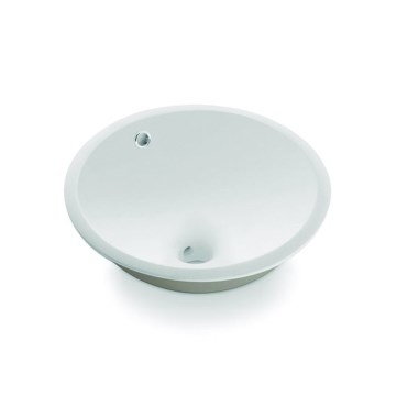 Bathco 0052 - Lavabo da incasso CERDENA Ø 38 cm, porcellana/bianco