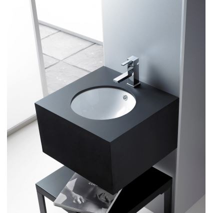 Bathco 0052 - Lavabo da incasso CERDENA Ø 38 cm, porcellana/bianco