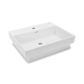 Bathco 0062 - Lavabo da incasso FUNCHAL 55x45 cm porcellana/bianco