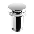 Bathco 0212 - Scarico per lavabo senza troppopieno CLICK-CLACK, diametro 6 cm, cromo lucido