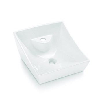 Bathco 4002 - Lavabo da appoggio SORIA 40x41 cm porcellana/bianco