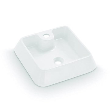 Bathco 4003 - Lavabo da appoggio GALICIA 40x40 cm in porcellana/bianco