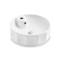Bathco 4158 - Lavabo da appoggio CIRCUS Ø 42 cm porcellana/bianco