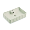 Bathco 4161 - Lavabo da appoggio CIRCUS 61x40,5 cm porcellana/beige