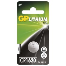 Batteria a bottone al litio CR1620 GP LITHIUM 3V/75 mAh