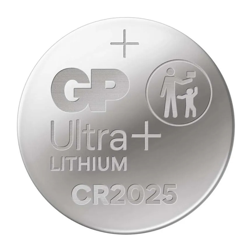 Batteria a bottone al Litio CR2025 GP LITHIUM 3V/170 mAh