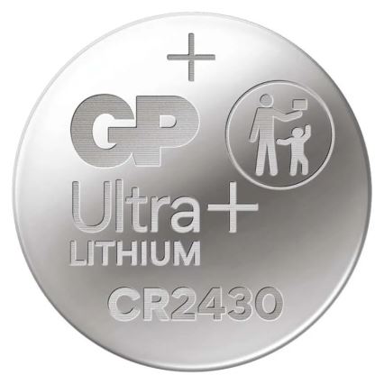 Batteria a bottone al litio CR2430 GP LITHIUM 3V/300 mAh