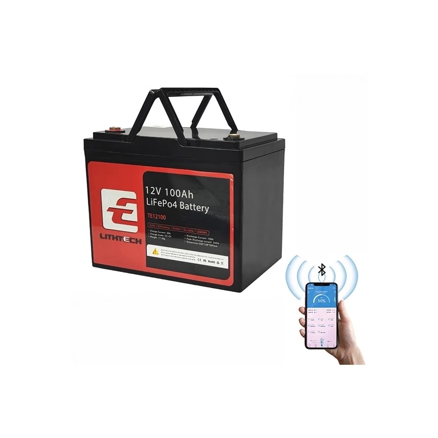 Batteria LiFePO4 12,8V/100Ah