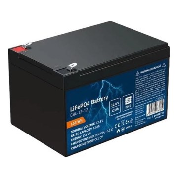 Batteria LiFePO4 12,8V/12Ah
