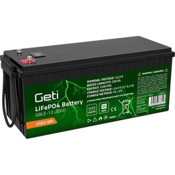 Batteria LiFePO4 12,8V/200Ah