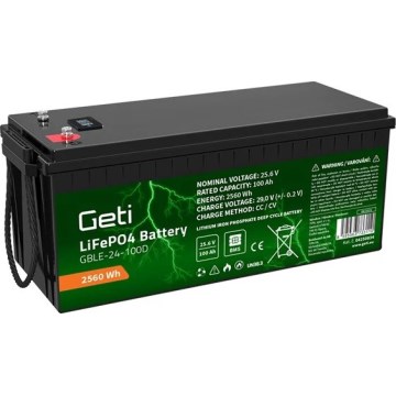 Batteria LiFePO4 25,6V/100Ah