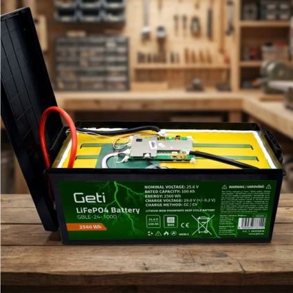 Batteria LiFePO4 25,6V/100Ah