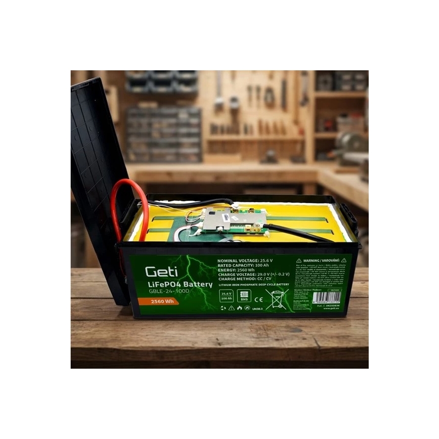 Batteria LiFePO4 25,6V/100Ah