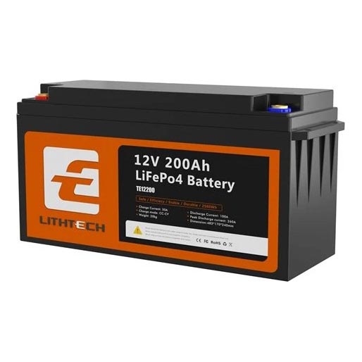 Batteria LiFePO4 per impianti solari 12,8V/200Ah IP66