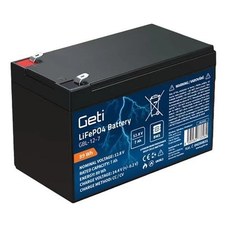 Batteria ricaricabile LiFePO4 12,8V/7Ah