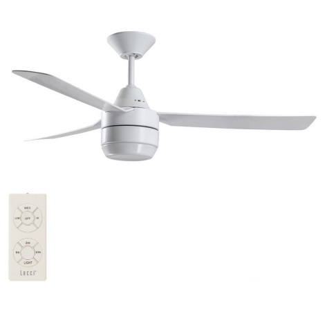 BAYSIDE 213016 - Ventilatore da soffitto CALYPSO 1xGX53/45W/230V bianco + telecomando