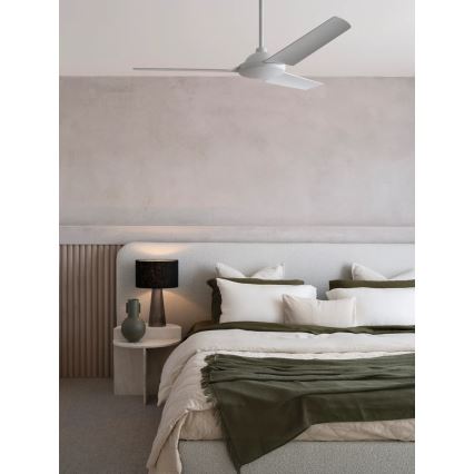 BAYSIDE 21302449 - Ventilatore a soffitto SOMERSET Ø 122 cm bianco + telecomando