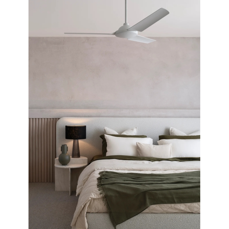 BAYSIDE 21302449 - Ventilatore a soffitto SOMERSET Ø 122 cm bianco + telecomando