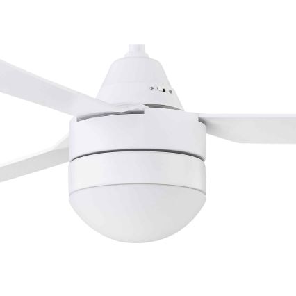 BAYSIDE 531016 - Ventilatore da soffitto MEGARA 2xE14/15W/230V bianco + telecomando