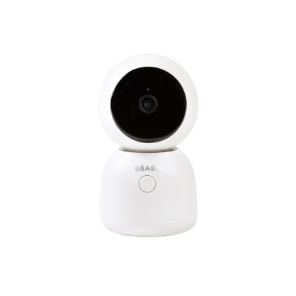 Beaba - Baby monitor intelligente ricaricabile ZEN NIGHT con display 720p, 5V, 4000 mAh, Wi-Fi, bianco