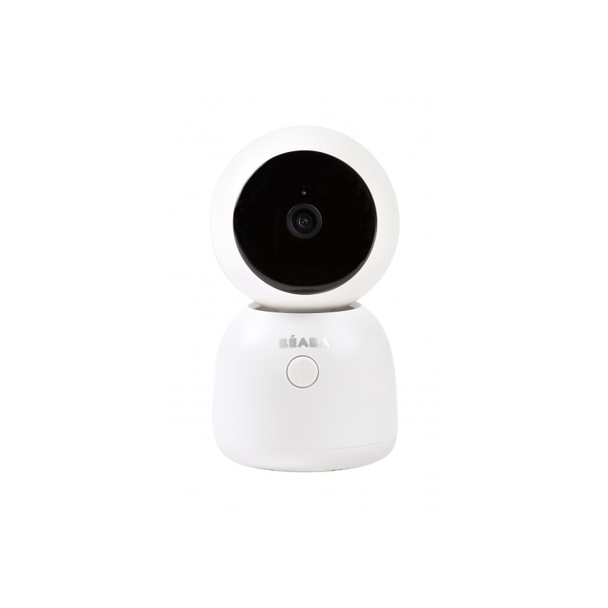 Beaba - Baby monitor intelligente ricaricabile ZEN NIGHT con display 720p, 5V, 4000 mAh, Wi-Fi, bianco