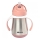 Beaba - Bicchiere termoisolante con cannuccia 250 ml, rosa