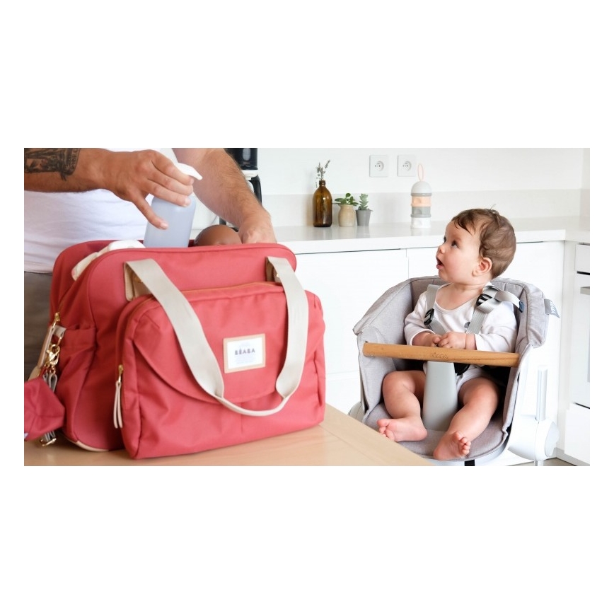Beaba - Borsa fasciatoio GENEVA rosso