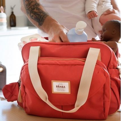 Beaba - Borsa fasciatoio GENEVA rosso