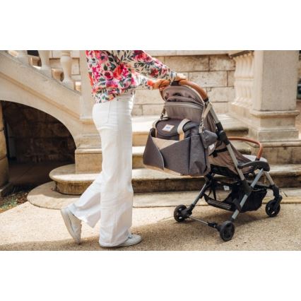 Beaba - Borsa fasciatoio per culle SYDNEY grigio/beige