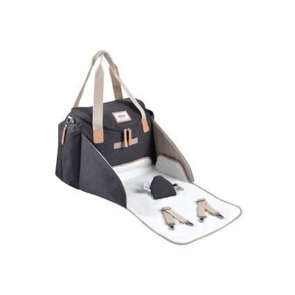 Beaba - Borsa fasciatoio per culle SYDNEY grigio/beige