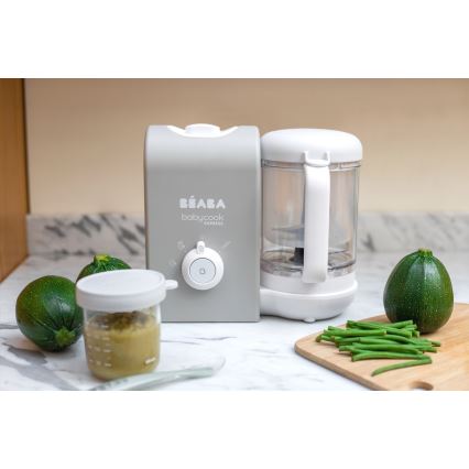 Beaba - Cuocitore a vapore 2in1 BABYCOOK EXPRESS grigio