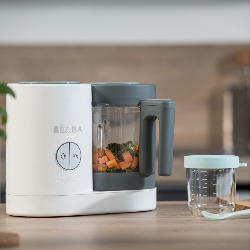 Beaba - Cuocitore a vapore 2in1 BABYCOOK NEO verde/bianco