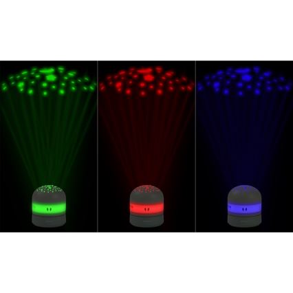 Beaba - Proiettore con melodia PIXIE USB/5V 1300 mAh verde