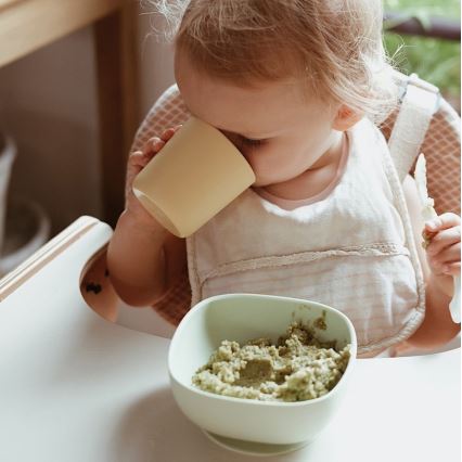 Beaba - Set da pranzo per bambini Giallo 4 pz