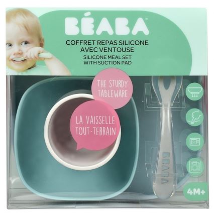 Beaba - Set pappa per bambini Jungle 4 pezzi