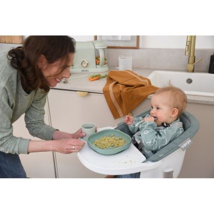 Beaba - Set pappa per bambini Verde Salvia, 4 pezzi