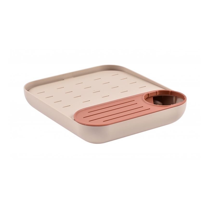 Beaba - Stendibottiglie beige/arancio