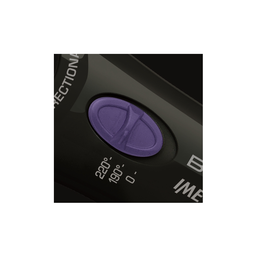 Bellissima 11307 - Arricciacapelli rotante RICCI&CURL 230V nero/viola