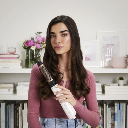 Bellissima 11726 - Spazzola ad aria calda 5 in 1 MY PRO 1000W/230V bianco/oro rosa