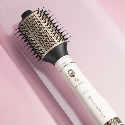 Bellissima 11847 - Spazzola ad aria calda 8 in 1 AIR WONDER 1000W/230V bianco/oro