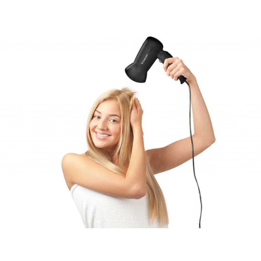 Beper - Asciugacapelli da viaggio 1200W/230V